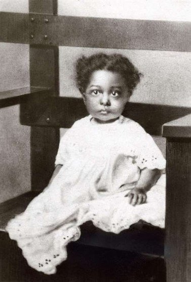 Josephine Baker als kind.