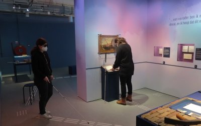 ervaar het Verzetsmuseum als blinde of slechtziende