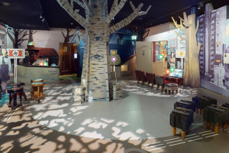 Overzicht virtuele omgeving Verzetsmuseum Junior