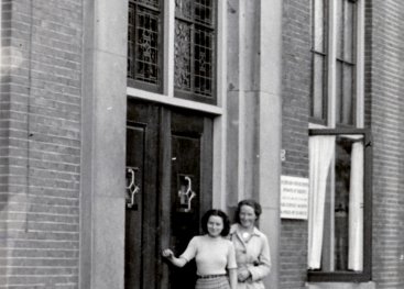 1943, Truus en Freddie bij Evacuatie Ziekenhuis Twenthe