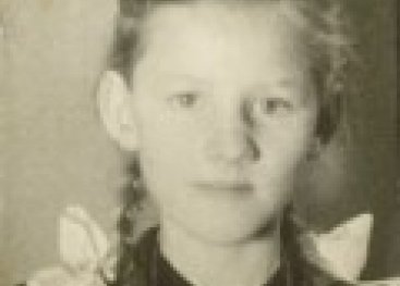 Foto van Tineke als klein meisje