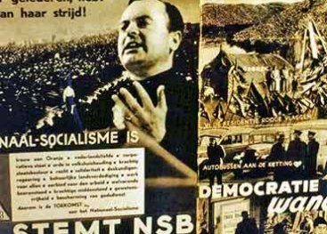 Poster Stemt NSB, democratie is wanorde